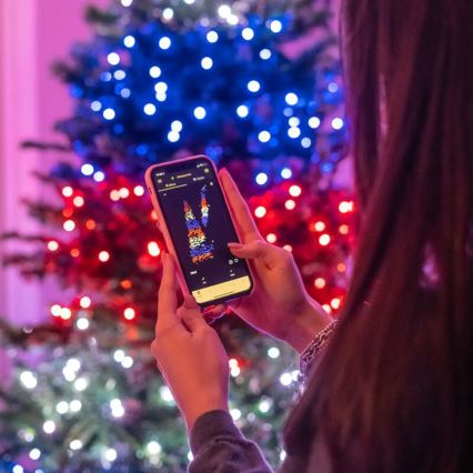 Twinkly - LED RGBW Aptumšojama āra Ziemassvētku virtene STRINGS 250xLED 23,5m IP44 Wi-Fi