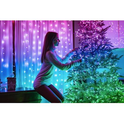 Twinkly - LED RGB Ziemassvētku āra virtene STRINGS 250xLED 23,5m IP44 Wi-Fi