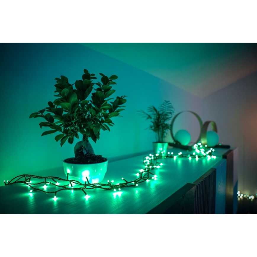 Twinkly - LED RGB Ziemassvētku āra virtene STRINGS 250xLED 23,5m IP44 Wi-Fi