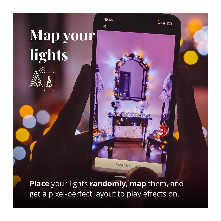 Twinkly - LED Ziemassvētku āra virtene STRINGS 400xLED 35,5m IP44 Wi-Fi