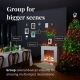 Twinkly - LED RGBW Āra Ziemassvētku virtene STRINGS 400xLED 35,5m IP44 Wi-Fi