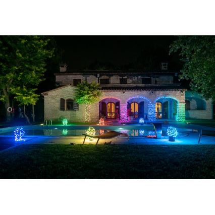 Twinkly - LED RGBW Aptumšojama āra Ziemassvētku virtene STRINGS 600xLED 51,5m IP44 Wi-Fi