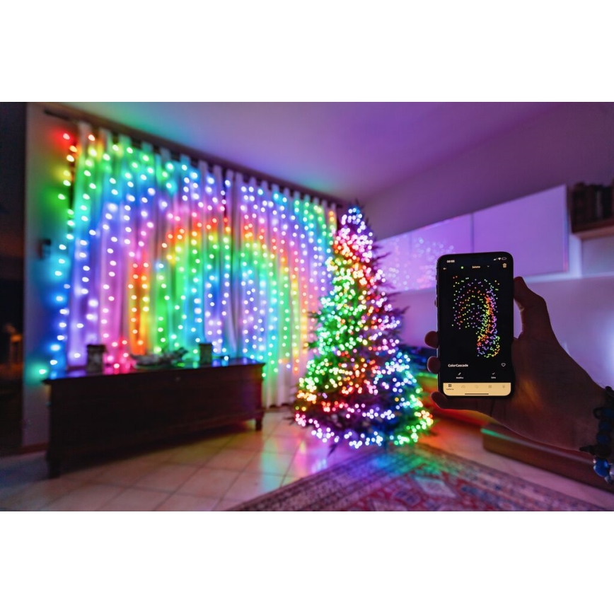 Twinkly - LED RGB Ziemassvētku āra virtene STRINGS 600xLED 51,5m IP44 Wi-Fi
