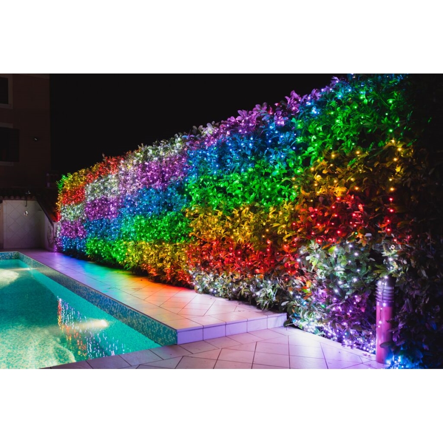 Twinkly - LED RGB Ziemassvētku āra virtene STRINGS 600xLED 51,5m IP44 Wi-Fi