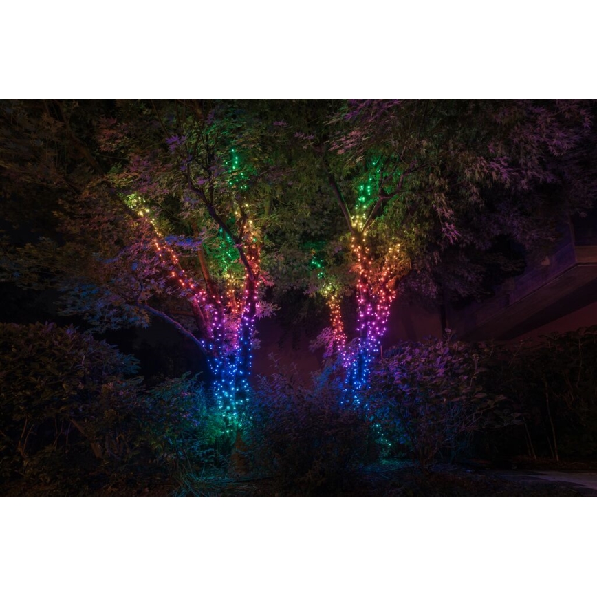 Twinkly - LED RGB Ziemassvētku āra virtene STRINGS 600xLED 51,5m IP44 Wi-Fi