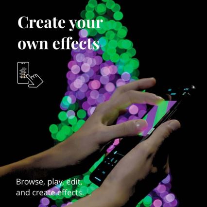 Twinkly - LED RGB Ziemassvētku āra virtene STRINGS 600xLED 51,5m IP44 Wi-Fi