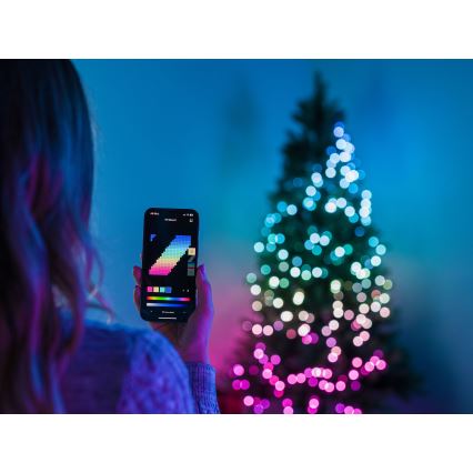 Twinkly - LED RGB Aptumšojama āra Ziemassvētku virtene STRINGS 750xLED 63,5m IP44 Wi-Fi