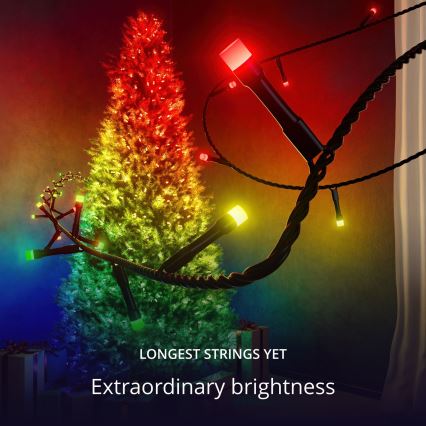 Twinkly - LED RGB Aptumšojama āra Ziemassvētku virtene STRINGS 750xLED 63,5m IP44 Wi-Fi
