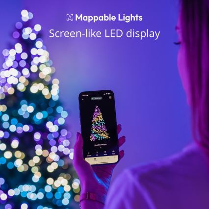 Twinkly - LED RGB Aptumšojama āra Ziemassvētku virtene STRINGS 750xLED 63,5m IP44 Wi-Fi