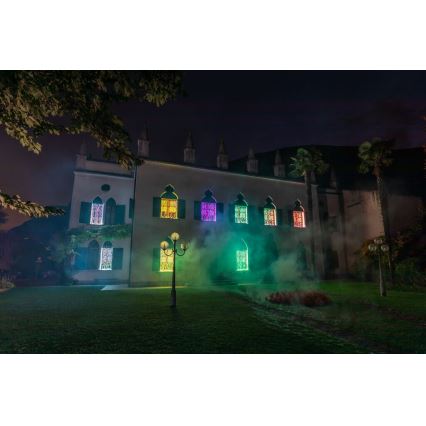 Twinkly - LED RGBW Aptumšojama āra Ziemassvētku aizkars CURTAIN 210xLED 6,1m IP44 Wi-Fi