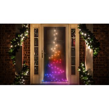 Twinkly - LED RGBW Aptumšojama āra Ziemassvētku eglīte LIGHT TREE 70xLED IP44 Wi-Fi