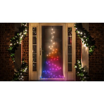 Twinkly - LED RGBW Aptumšojama āra Ziemassvētku eglīte LIGHT TREE 70xLED IP44 Wi-Fi