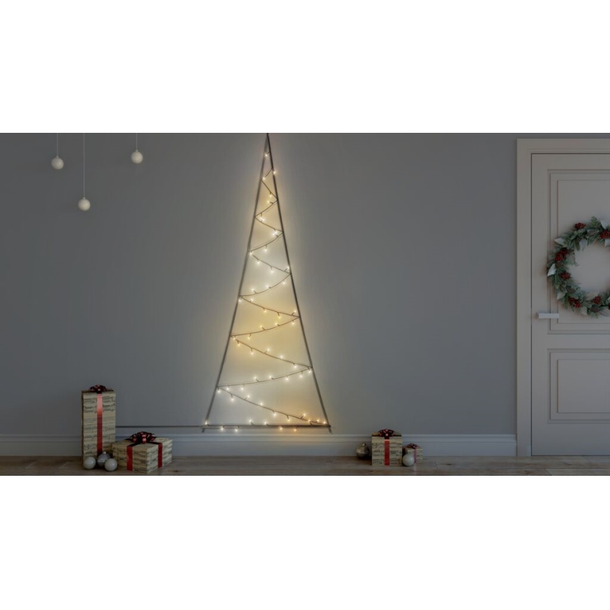 Twinkly - LED RGBW Aptumšojama āra Ziemassvētku eglīte LIGHT TREE 70xLED IP44 Wi-Fi