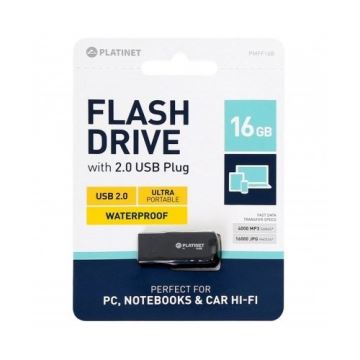 Ūdensdroša Zibatmiņa USB 64GB melna