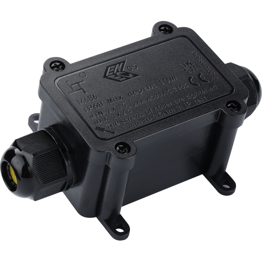 Ūdensizturīga sadales kaste 24A/230V IP68