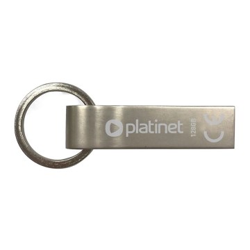 Ūdensizturīgs metāls Flash Disk USB 128GB matēts hroms
