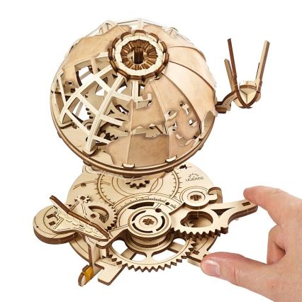 Ugears - 3D koka mehāniskā puzle Globuss