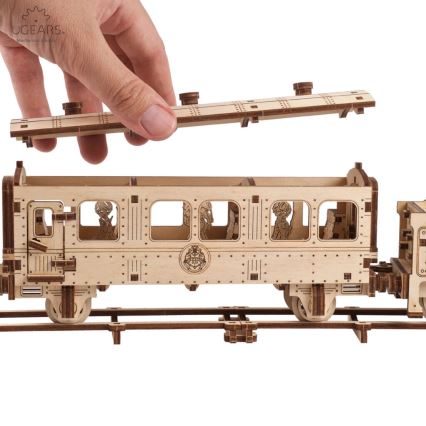 Ugears - 3D koka mehāniskā puzle Harry Potter Hogvartsa ekspresis