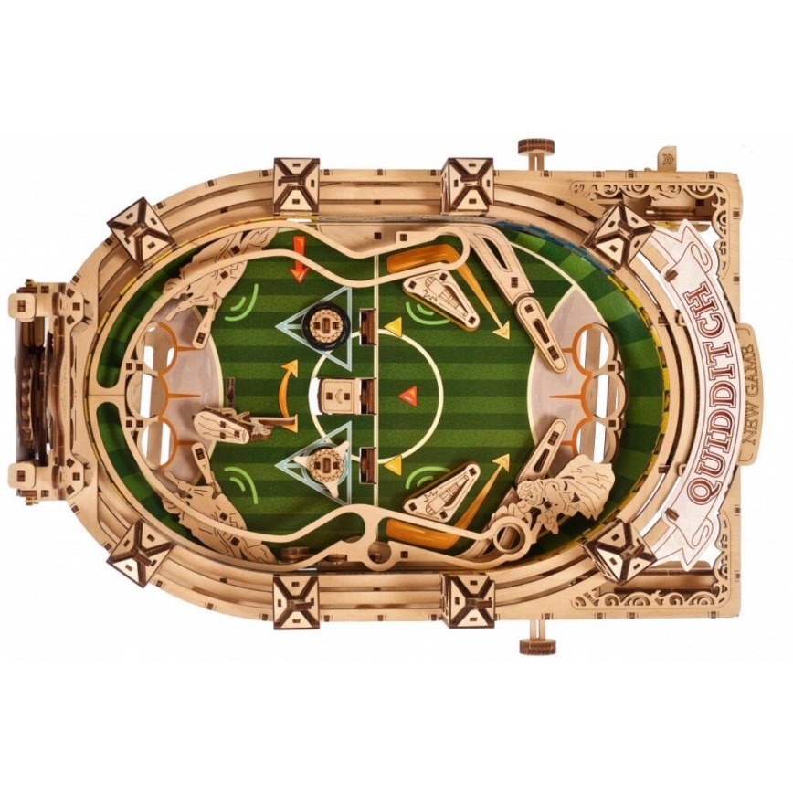 Ugears - 3D koka mehāniskā puzle Harry Potter Quidditch Pinball