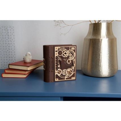 Ugears - 3D koka mehāniskā puzle Noslēpumu grāmata