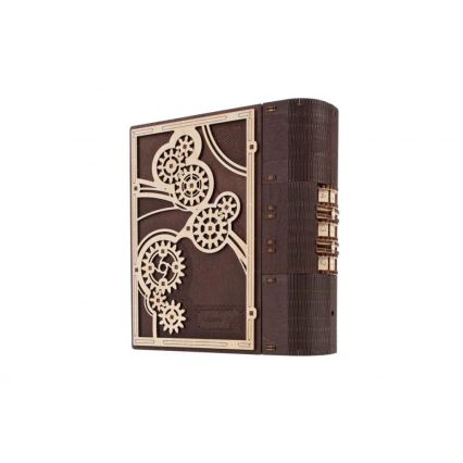 Ugears - 3D koka mehāniskā puzle Noslēpumu grāmata