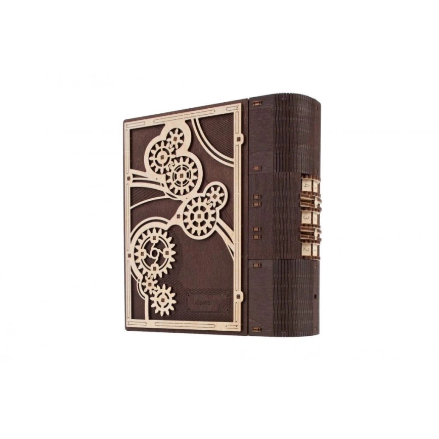 Ugears - 3D koka mehāniskā puzle Noslēpumu grāmata