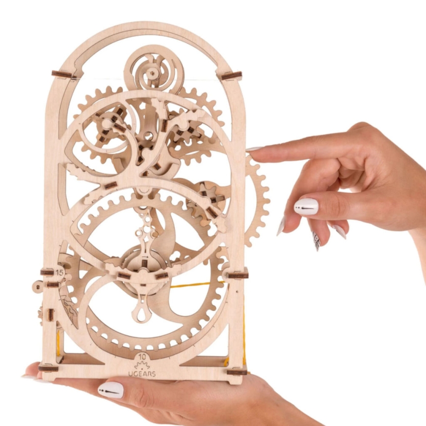 Ugears - 3D koka mehāniskā puzle Pulkstenis