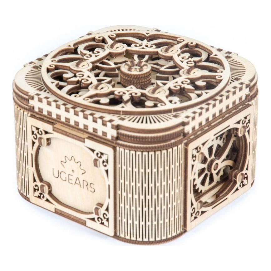Ugears - 3D koka mehāniskā puzle Rotaslietu kastīte