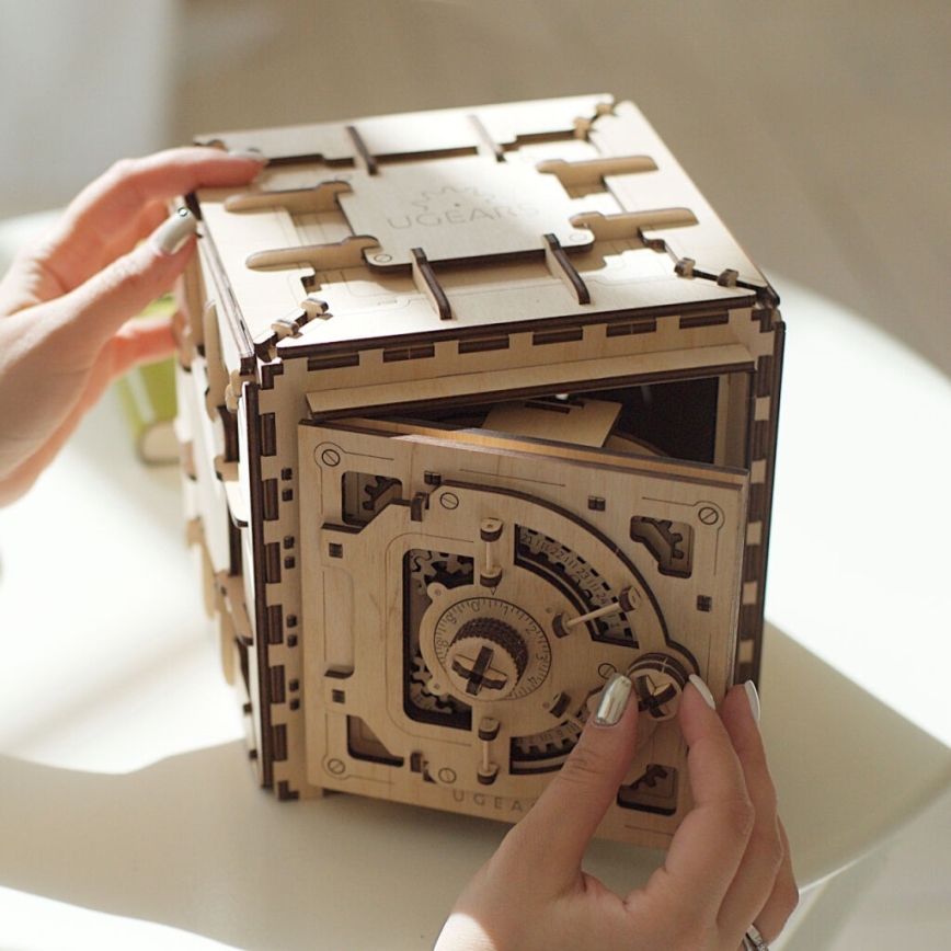 Ugears - 3D koka mehāniskā puzle Safe