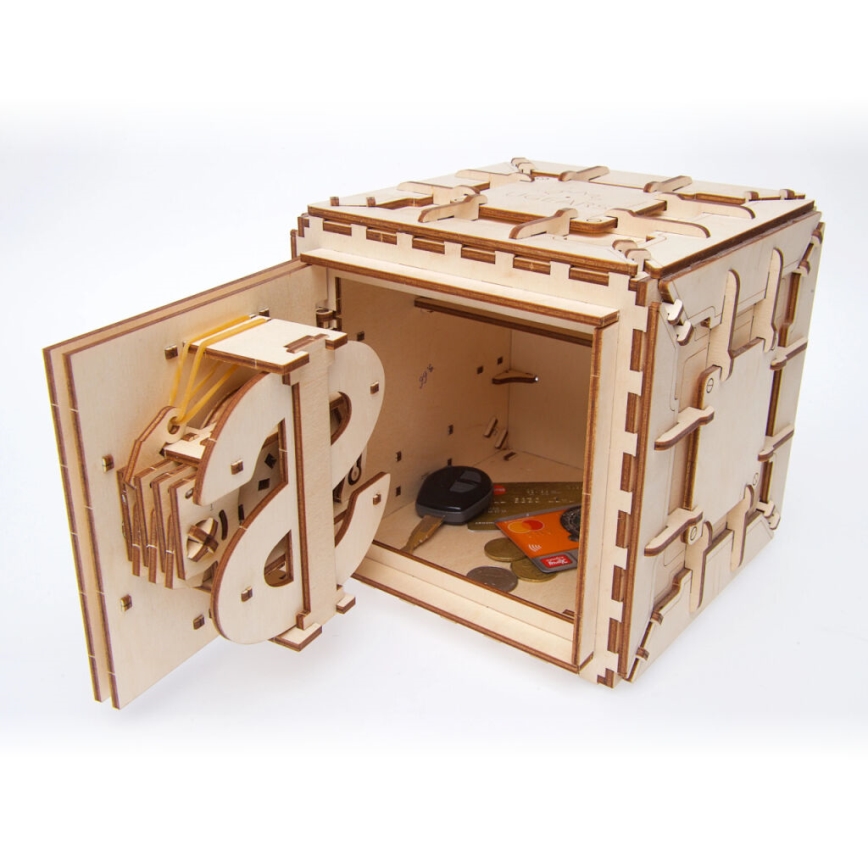 Ugears - 3D koka mehāniskā puzle Safe
