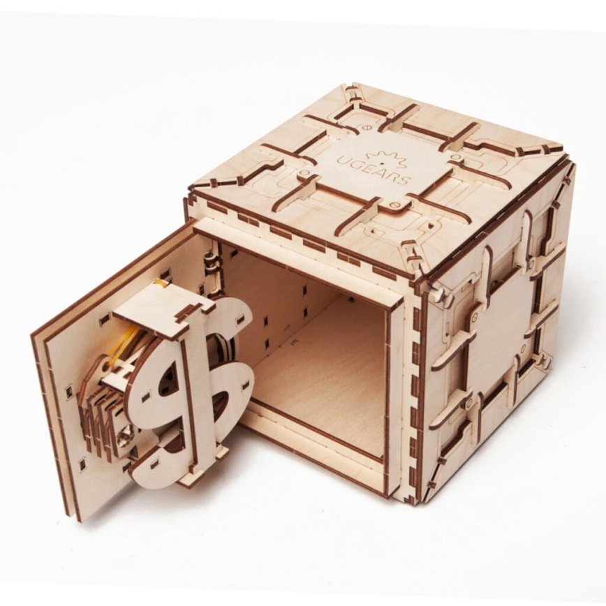 Ugears - 3D koka mehāniskā puzle Safe