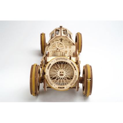 Ugears - 3D koka mehāniskā puzle U9 Automašīna Grand Prix