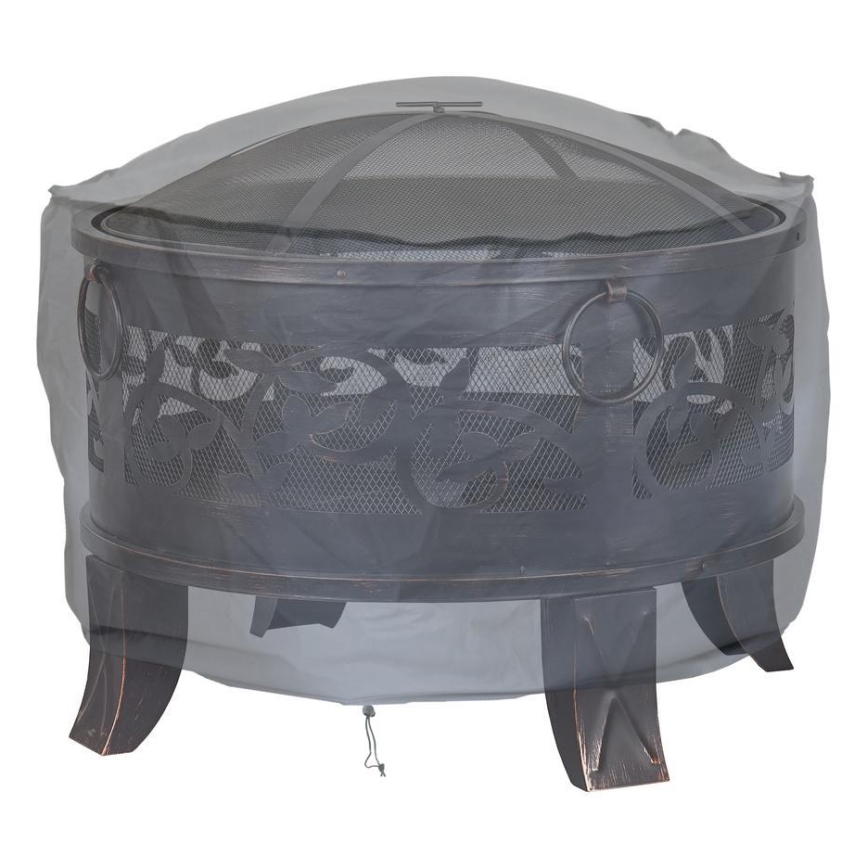 Ugunskura pārsegs 93x58 cm pelēka