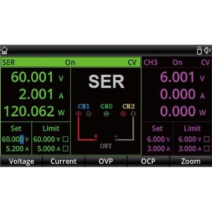 Uni-T UDP3305S-E - Laboratorijas barošanas avots UDP3305S-E 0-30V/0-6A