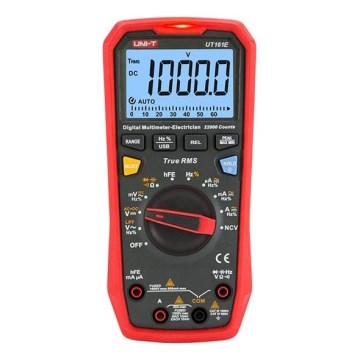 Uni-T UT161E - Profesionāls multimetrs, darbināms ar 4xAA