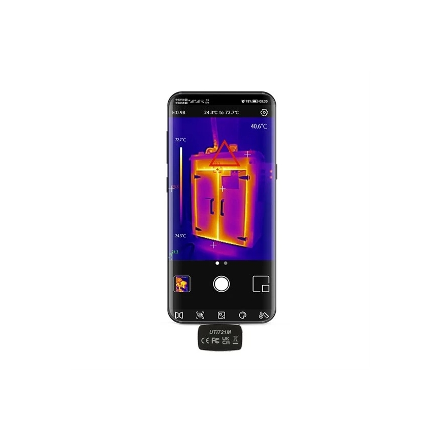 Uni-T UTi721M - Termiskā kamera USB-C