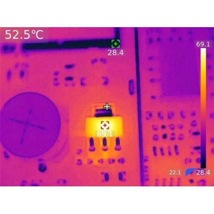Uni-T UTi730V - Termiskā kamera 5200 mAh 640x480px IP54