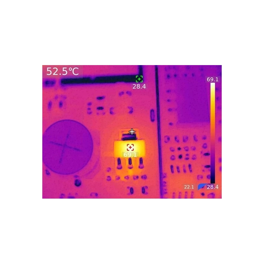 Uni-T UTi730V - Termiskā kamera 5200 mAh 640x480px IP54