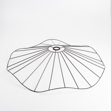 Universāls abažūrs CURITIBA Ø 80 cm, melns