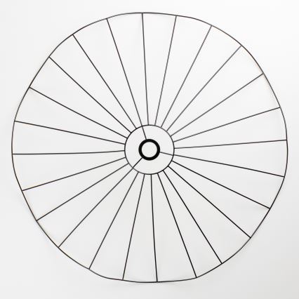 Universāls abažūrs CURITIBA Ø 80 cm, melns