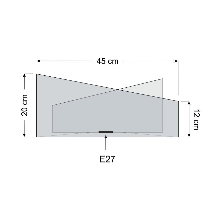 Universāls abažūrs GALAXY E27 d. 45 cm krēmkrāsa/zelta