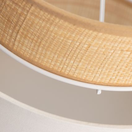 Universāls abažūrs KERIA Ø 30 cm, bēšs/balts