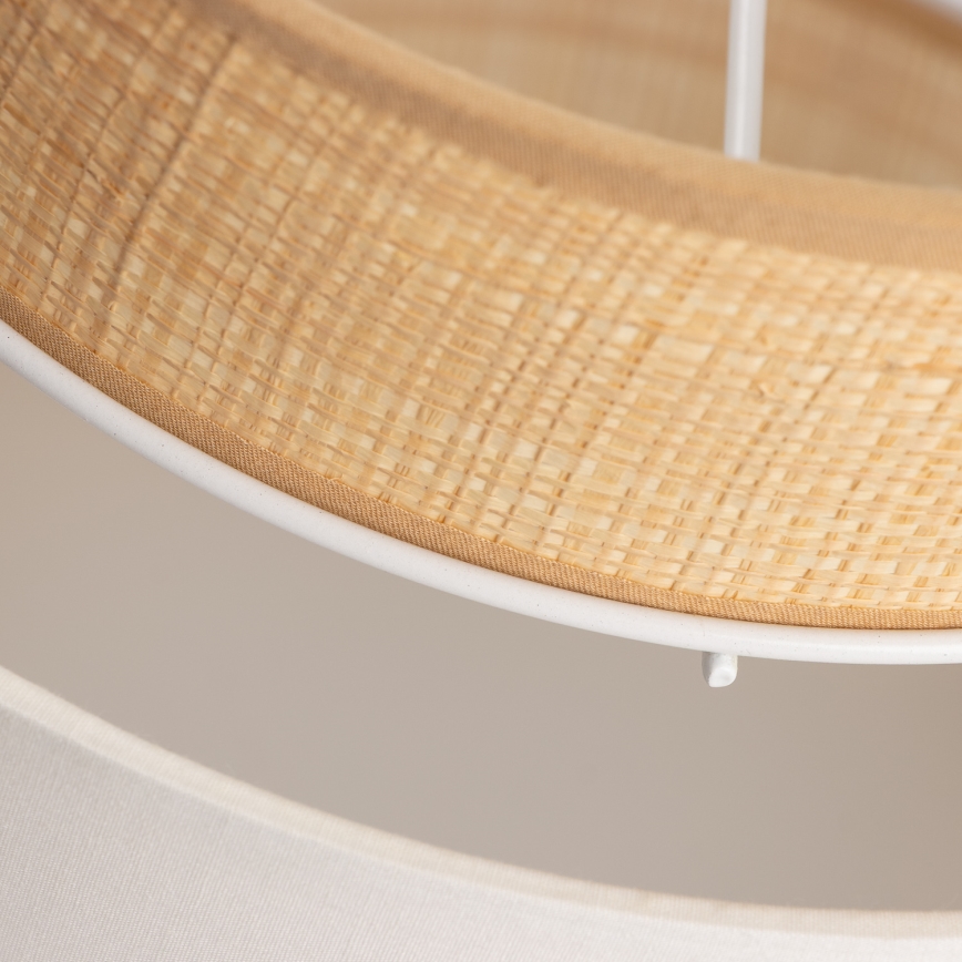 Universāls abažūrs KERIA Ø 30 cm, bēšs/balts