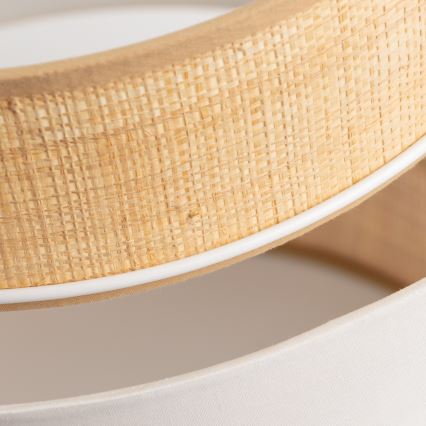 Universāls abažūrs KERIA Ø 40 cm bēšs/balts