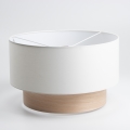 Universāls abažūrs KERIA, Ø 50 cm, balts/bēšs