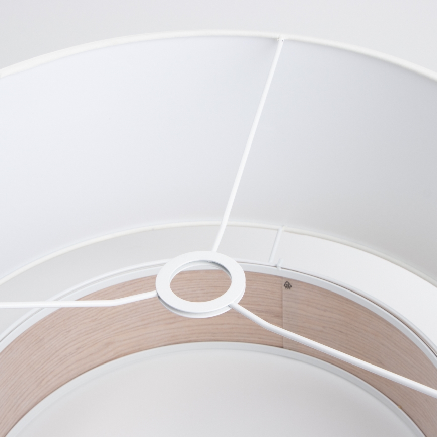 Universāls abažūrs KERIA Ø 50 cm balts/brūns