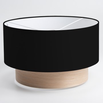 Universāls abažūrs KERIA Ø 50 cm melns/bēšs