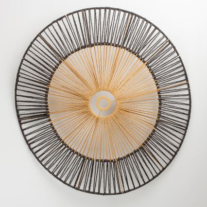 Universāls abažūrs KERIA Ø 80 cm brūns/melns