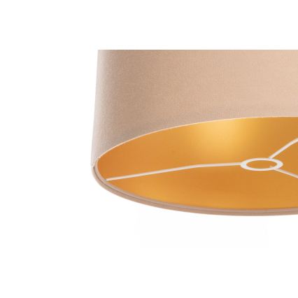 Universāls abažūrs STANDART E27 d. 45 cm bēša/zelta