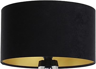 Universāls abažūrs STANDART E27 d. 45 cm melna/zelta